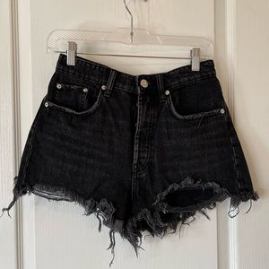 Zara high waisted cutoff shorts size 4